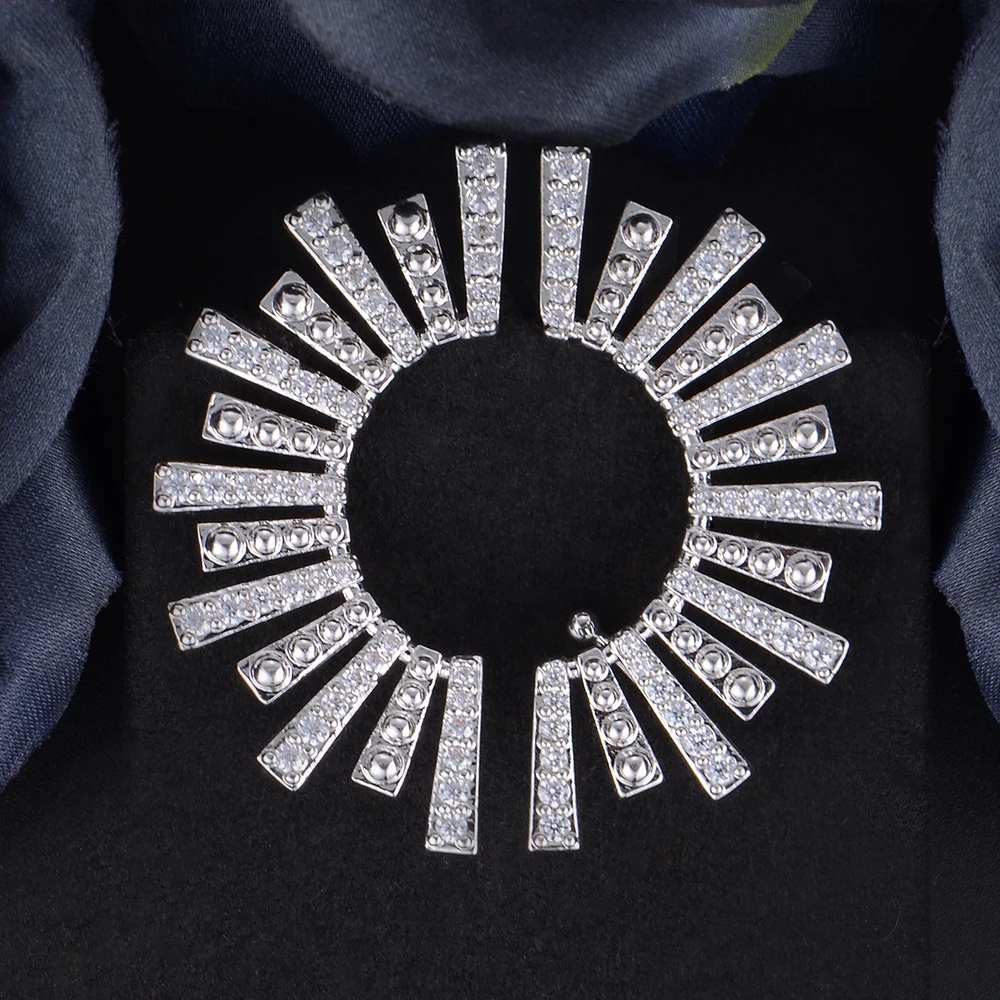 

LARRAURI Trendy Genuine Big Stud Earrings for Women Fashion Jewelry Party Statement Earrings Bohemian African серьги женские