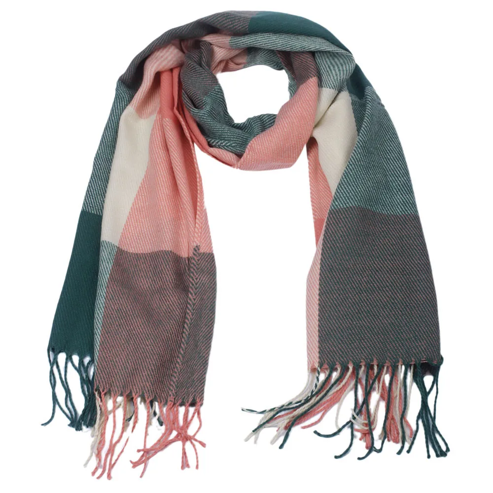 Новинка 2020 осенне зимний женский теплый длинный шарф из пашмины шаль мягкие