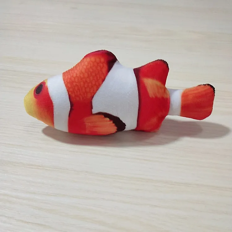 

30cm Cat Toys Pet Catnip Fish Toys Simulation Sardine Salmon Clownfish Cat Teaser Pillow Cat Supplies Plush Toys