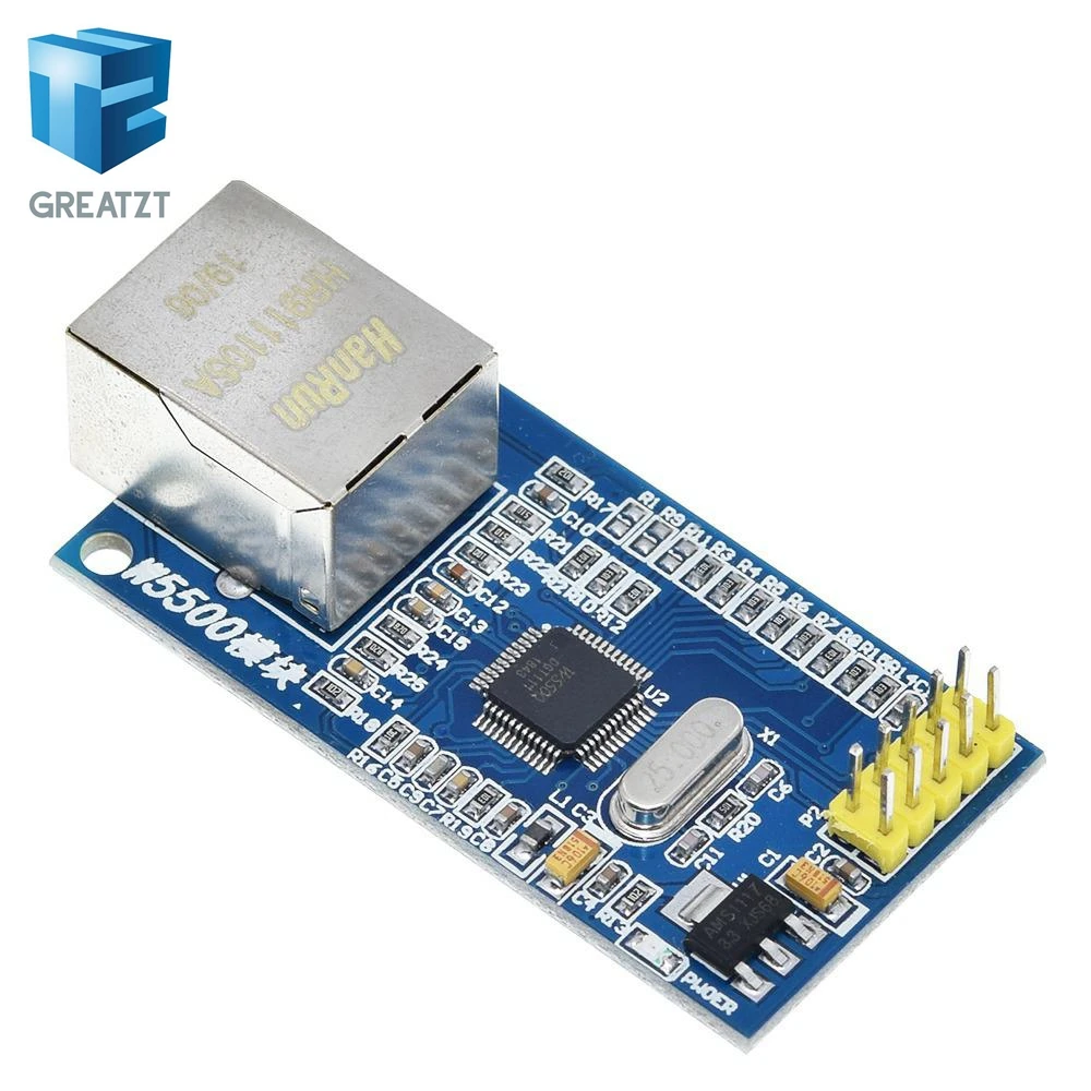 GREATZT W5500 Ethernet сетевой модуль оборудование TCP / IP 51 STM32 программа микроконтроллера