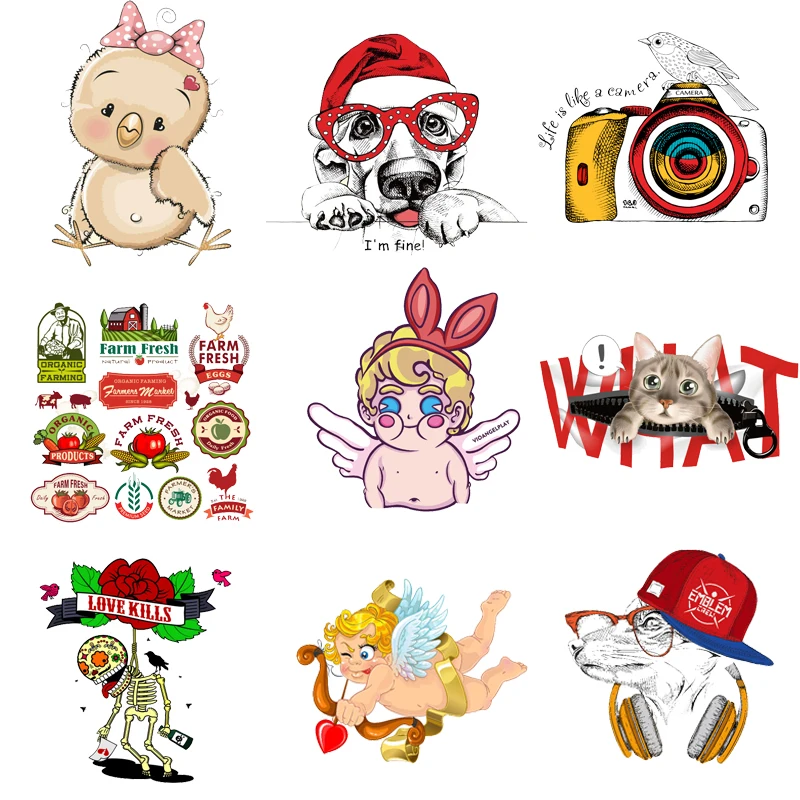 

Iron-on Transfers for Clothing Patches Clorhing Stickers Stripe Dress Diy Fashion Patch Vinyle Adhesive Flex Fusible Transfer F