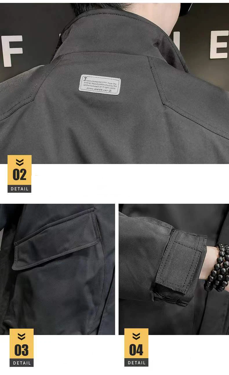 Men's Down Jacket Winter New Men's Jacket Stand Collar Casual Men's Fashion Handsome Fashion Loose Thick Men's Winter Clothes