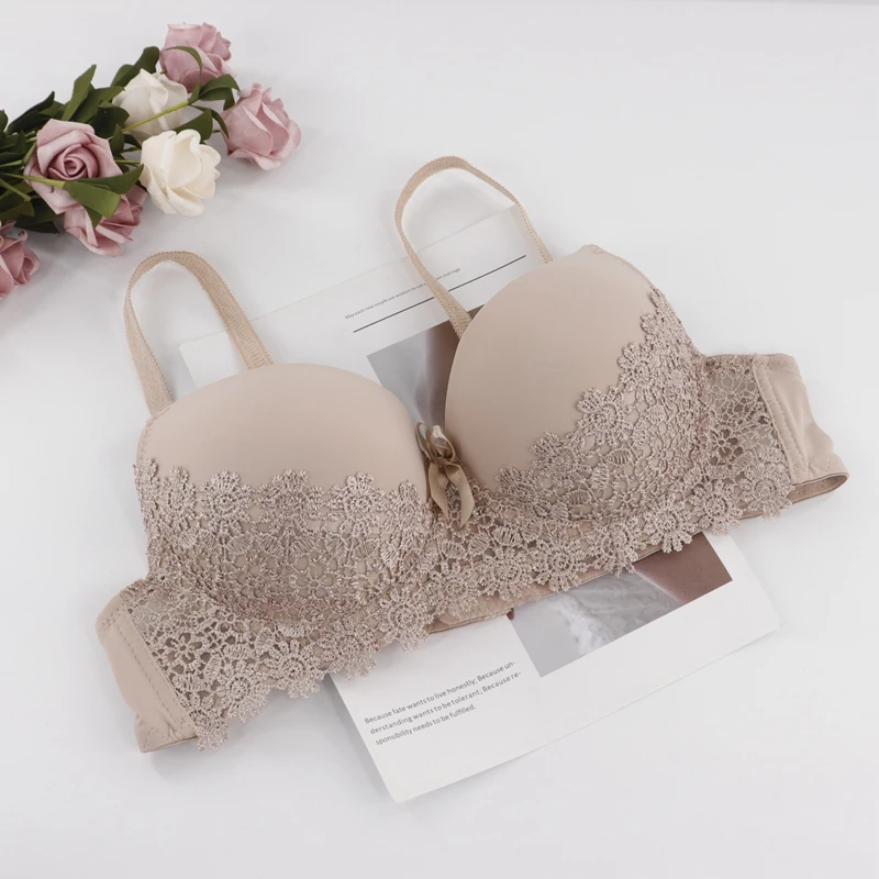 Beauwear размера плюс сексуальные женские бюстгальтеры с вышивкой пуш-ап нижнее белье дамское белье большой размер бюстгальтер Размер 38-44 B C чашка