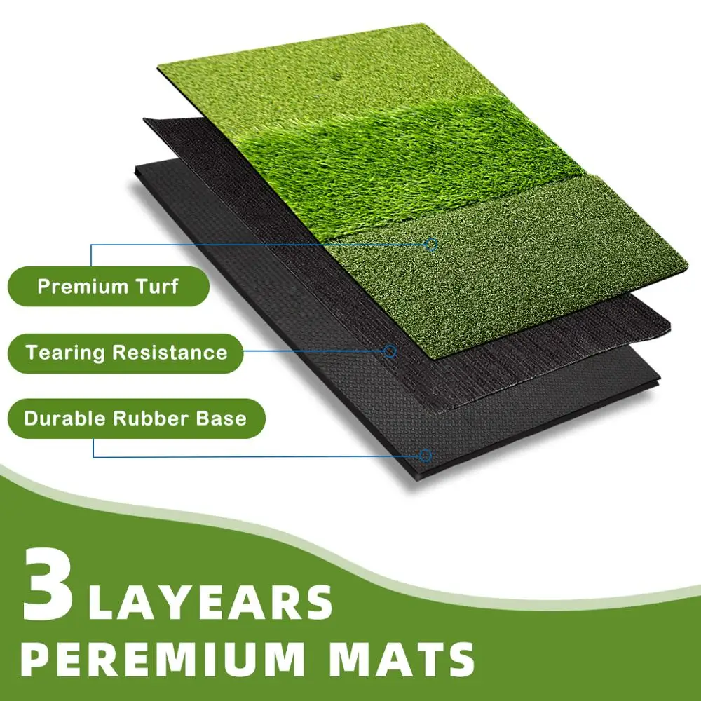 Коврик для ударов гольфа Тренировочный игры в гольф на заднем дворе складной