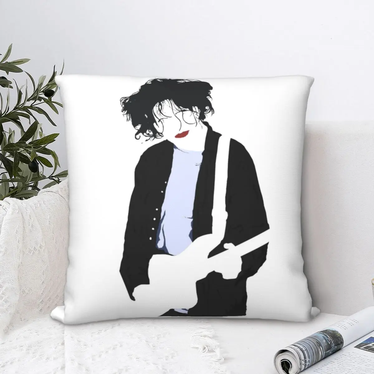 

"Robert" Square Pillowcase Cushion Cover Spoof Zip Home Decorative Polyester for Home Simple 45*45cm