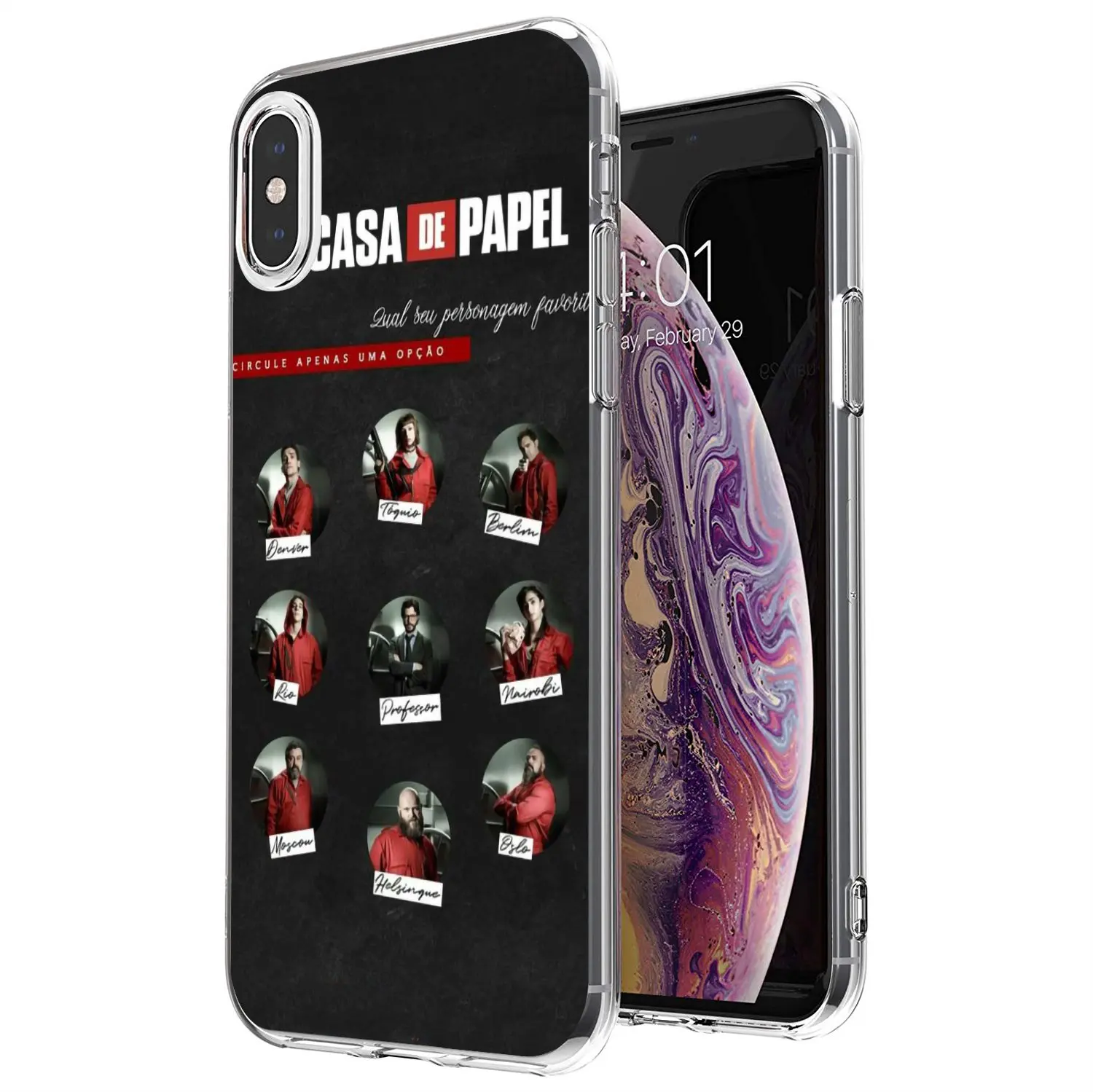 Силиконовый чехол для телефона с постером La Casa de papel Spain TV Sony Xperia XA Z Z1 Z2 Z3 Z5 XZ1 XZ2 compact