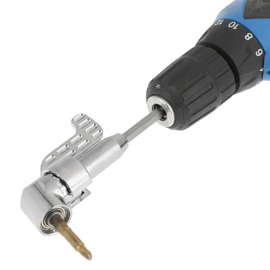 1/4 105 градусов угловой магнитный шестигранный удлинитель для шуруповерта патрон