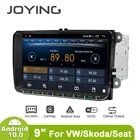 Радуясь двойной din 9 дюймов головное устройство, четыре ядра, 4 Гб Оперативная память автомобиль радио плеер с 4G  DSP поддержка Carplay для VW passat b6 быстрого для игры в гольф