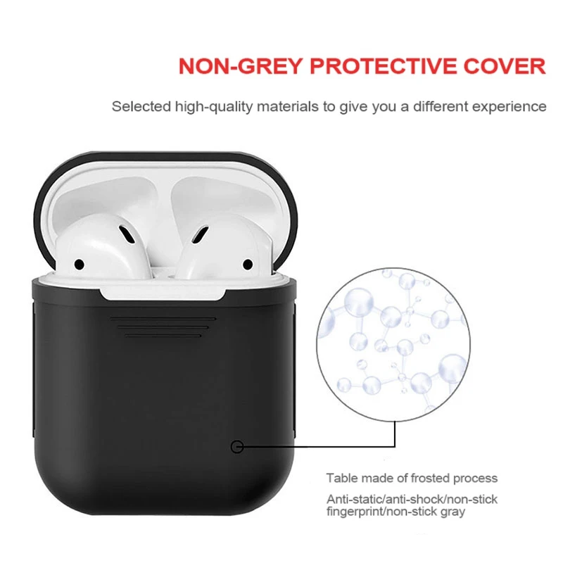 Мини Мягкий силиконовый чехол для Apple Airpods противоударный чехол для Apple гарнитура для Airpods чехол s ультра тонкий Air Pods защитный чехол