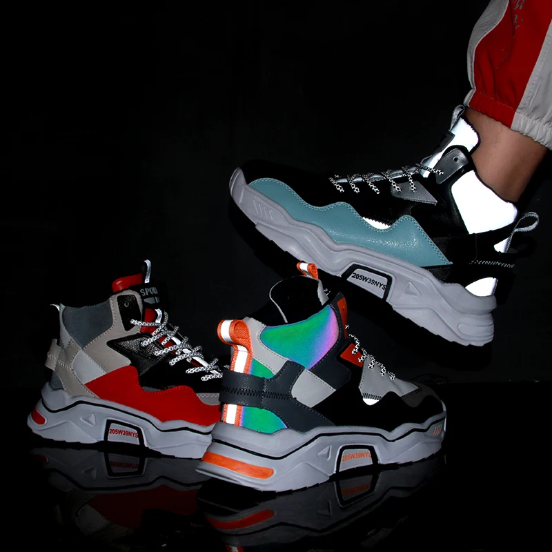 

2020 Mens Shoes Casual Krasovki Comfortable Spring Trainers Tenis Adult Casual High Top Sneakers Shoes Chaussure Homme Schoenen