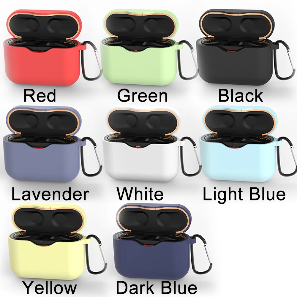 Мягкий силиконовый держатель для беспроводных наушников защитный чехол с полным