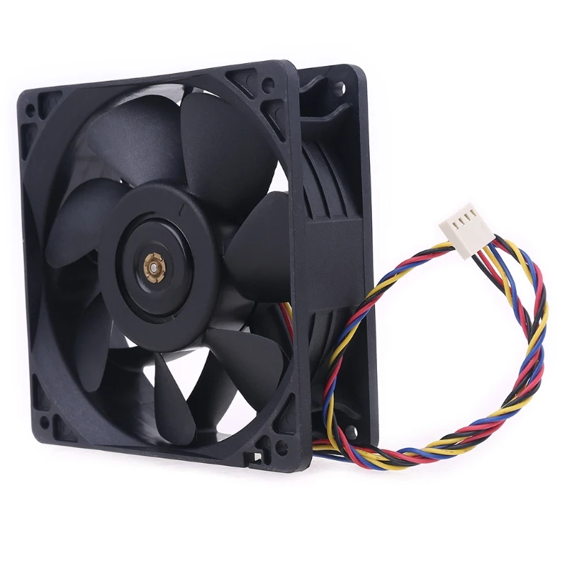 QFR1212GHE QFR1212GHE-PWM 4P 12V 2.7A 12038 охлаждающий вентилятор для сервера майнинга биткоинов |