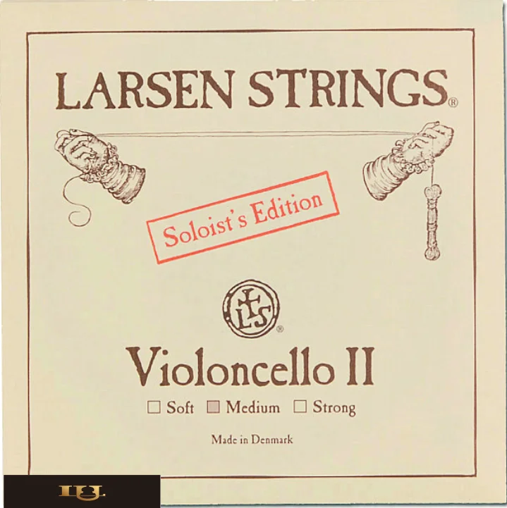 Larsen Soloist's Edition Cello Strings 4/4 Full Size Set Medium-C G D A Free Shipping | Спорт и развлечения