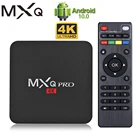 ТВ-приставка MXQ Pro, 4k, RK3228A, Android 10,0, Amlogic S905W, 9,0, 2G16G, 3D, 2,4G, WiFi, Brasil, Google Play, Youtub, медиаплеер, телеприставка
