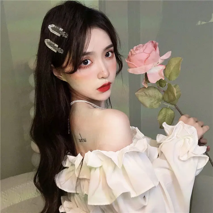

Women Shirt French Ruffled Long-sleeved Shirt Women's 2021 New Slim and Short Early Autumn Jacket Design Is Trendy Womans Tops