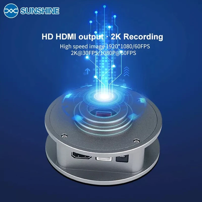 SUNSHINE M 11 4800W HDMI тринокулярный микроскоп HD камера для телефона процессор печатная