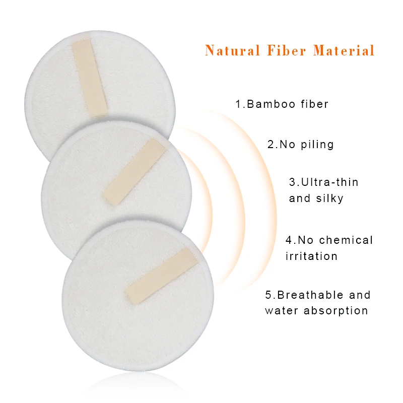 12 шт многоразовые хлопковые накладки для снятия макияжа груди макияж средство