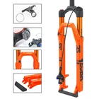 Велосипедная вилка, пневматическая подвеска для горного велосипеда, вилка 26 27,5 29er 32 мм 120 мм