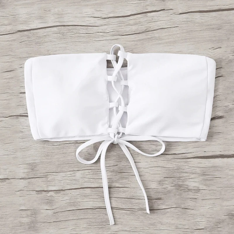 Женский Бюстгальтер бандо без бретелек с открытыми плечами рукавов эластичный