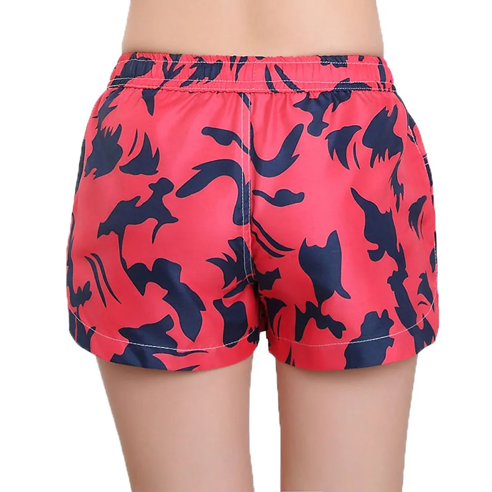 Женские быстросохнущие шорты пляжные для серфинга бега плавания занятий спортом