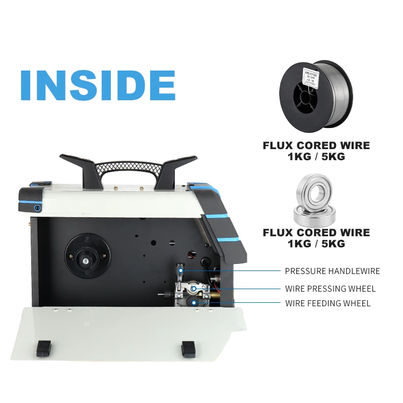 Полуавтоматический сварочный аппарат 4 в 1 MMA TIG без газа и MIG для сварки