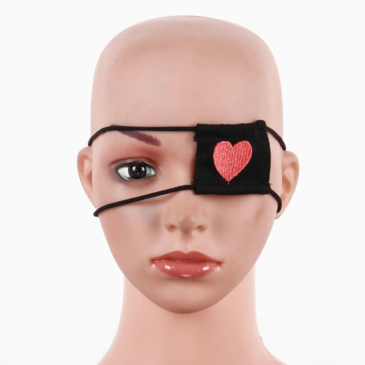 Повязка на глаза в форме красного сердца с вышивкой|Аксессуары для костюмов| |