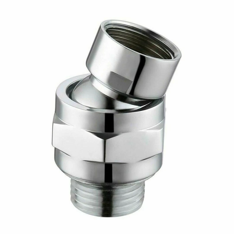 

Brass Chrome Ball Joint Shower Arm Head Angle Adjustable Swivel Adapter