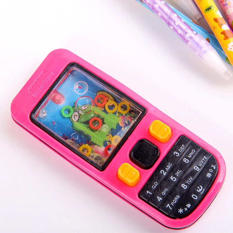 

1pc Water Ring Game Simulation Mobile Phone Simulation Plastic Mobile Phone Toy Leisure And Recreational Family Interactive Game