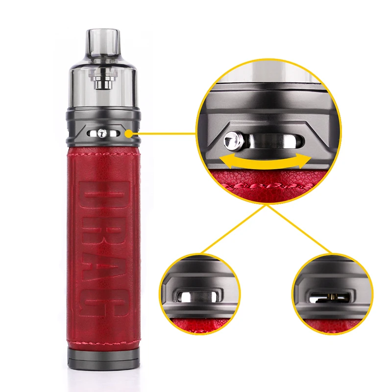 Электронная сигарета VOOPOO Drag X Mod Pod электронная с цветным TFT-экраном и чипом GENE.TT