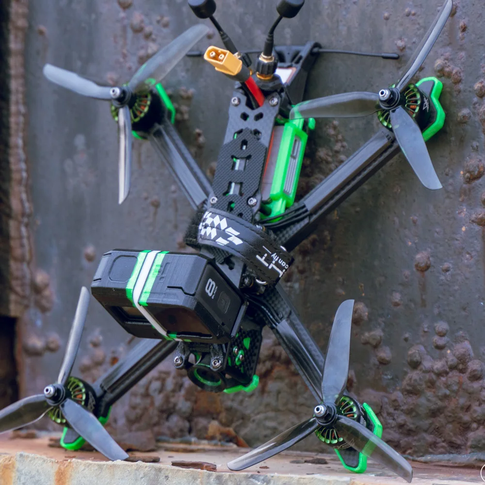 

Дрон IFlight TITAN XL5 HD, 250 мм, 5 дюймов, GPS, 50A, 2208 p, FPV, PNP/BNF