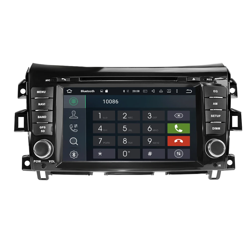 Octa Core Android 9 0 автомобиля gps навигации радио Мультимедиа Стерео для Nissan Navara NP300 D23 2015