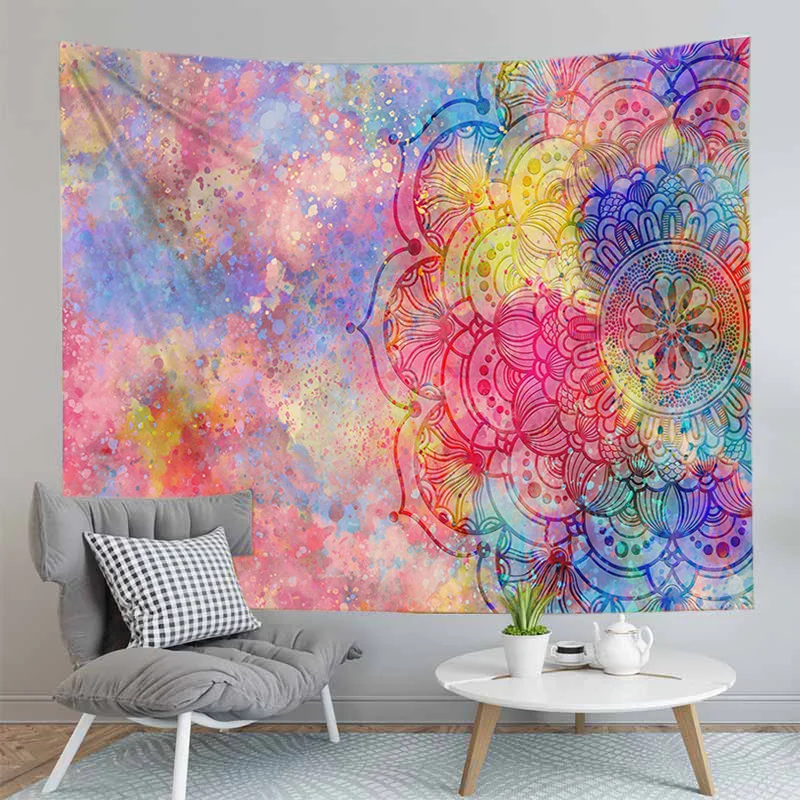 

Mandala Tapestry Home Decorative Wall Hanging Bohemia Beach Mat Yoga Bedspread Camping Table Cloth