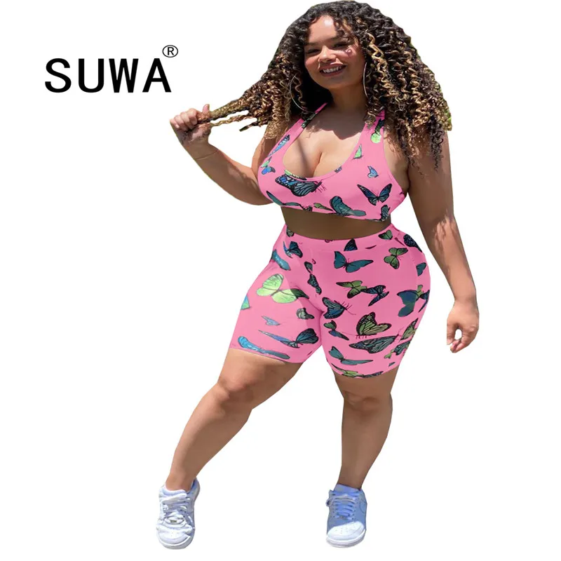 

young party women fahsion deep v neck backless crop top and hot shorts 2 pieces set beach style lady fashion tracksuits