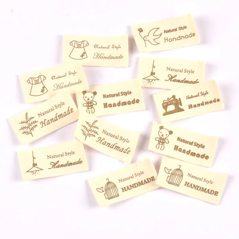 50 шт. этикетки для одежды с принтом | Дом и сад