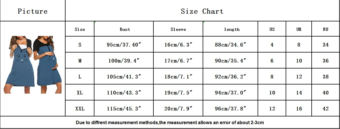 

Women Maternity Dress Casual Cat Printed Nursing Clothes for Pregnant Summer Short Sleeve Maternal Pregnancy Dress Vestidos