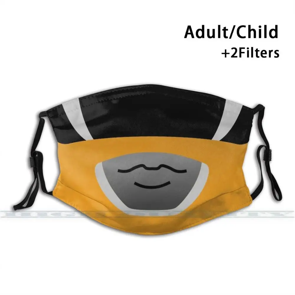 

Желтая маска, индивидуальный дизайн для взрослых и детей, Пылезащитный фильтр «сделай сам», милый Принт, фотомаска, маска для лица