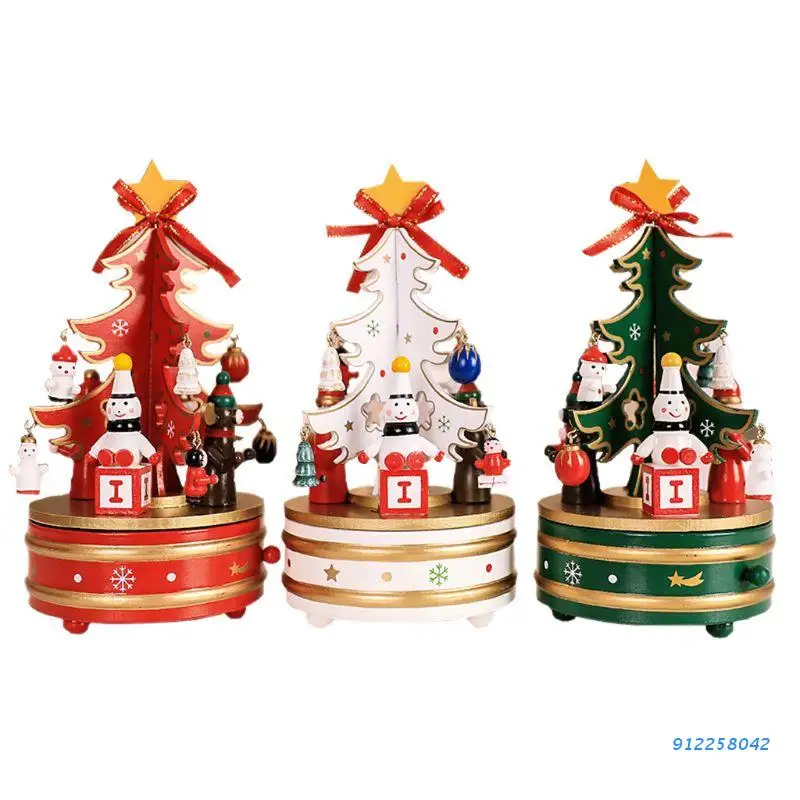 Классическая музыкальная шкатулка деревянная заводная конструкция