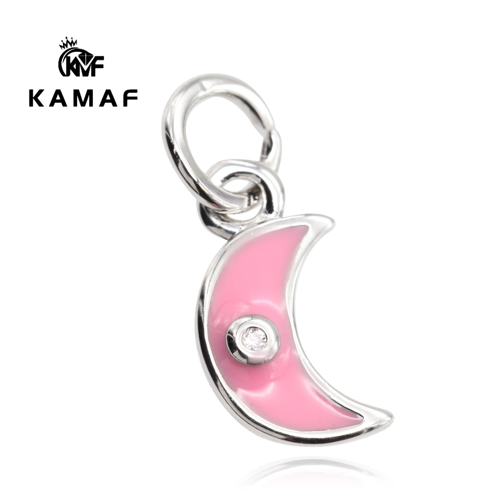 KAMAF 10 шт./упак. высококачественные ювелирные изделия гламур DIY луна кулон для