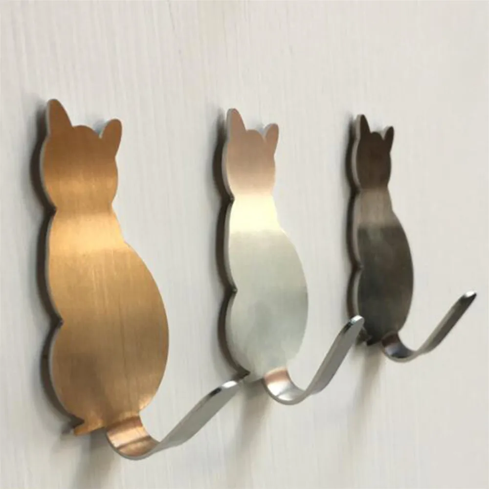 Самоклеящийся крючок 2 шт. настенные крючки для кошачьего хвоста