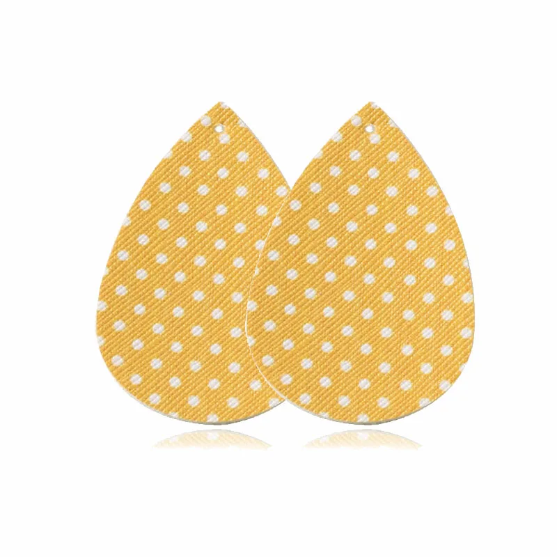 10 шт./лот серьги в горошек из искусственной кожи аксессуары 2020 красные черные