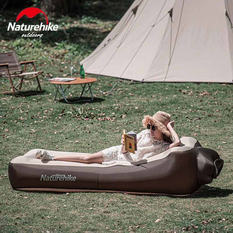 

Naturehike Air Bed Beach Inflatable Chair Couch Cushion Sofa Inflable Airbed Beach Lounger Bed Lazy Bag Air Sofa Camping Mat