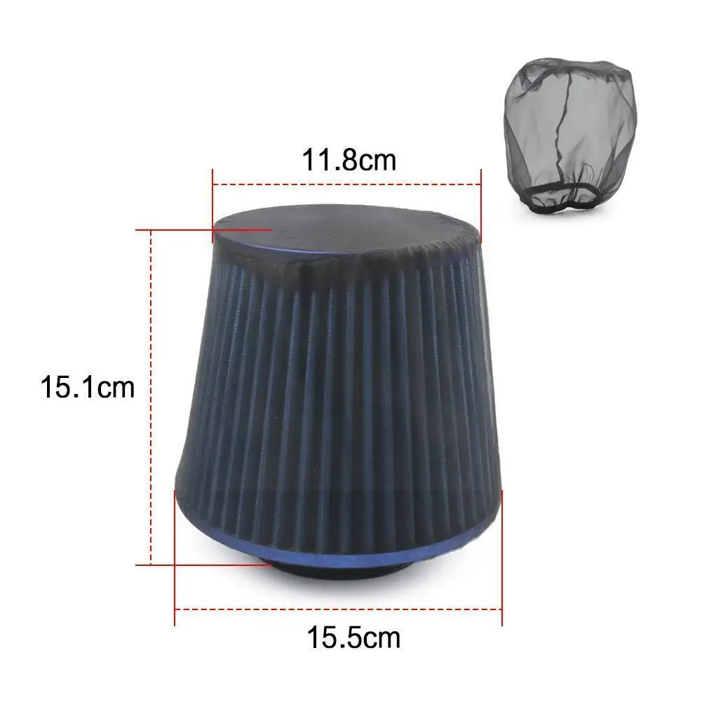 

Air Filter Protective Cover Waterproof Oilproof Dustproof For Cylindrical High Flow Intake Filters Filter Cover Zero Air Fi T9U3