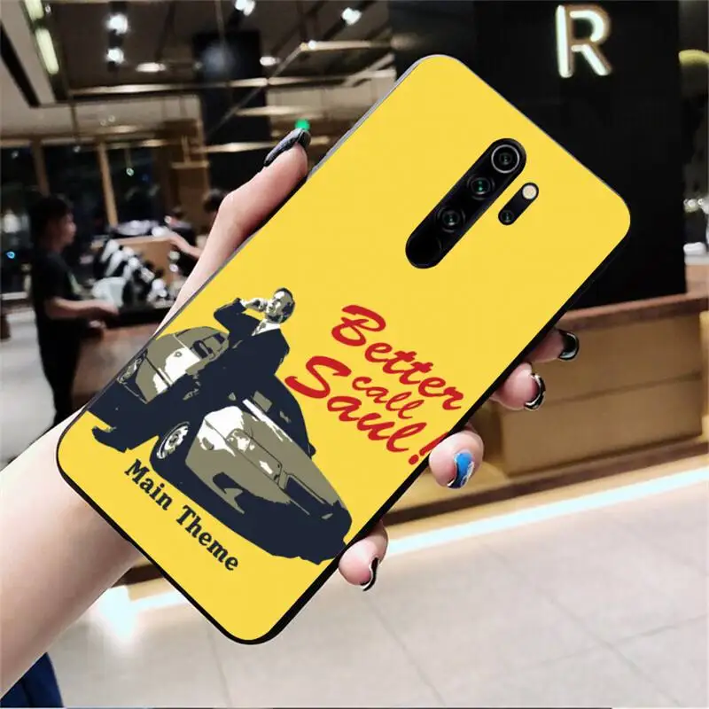 Melhore a Chamada Better Call Saul black чехол для телефона Корпус Redmi Note 9 8 8T 8A 7 6 6A Go Pro Max K20 |