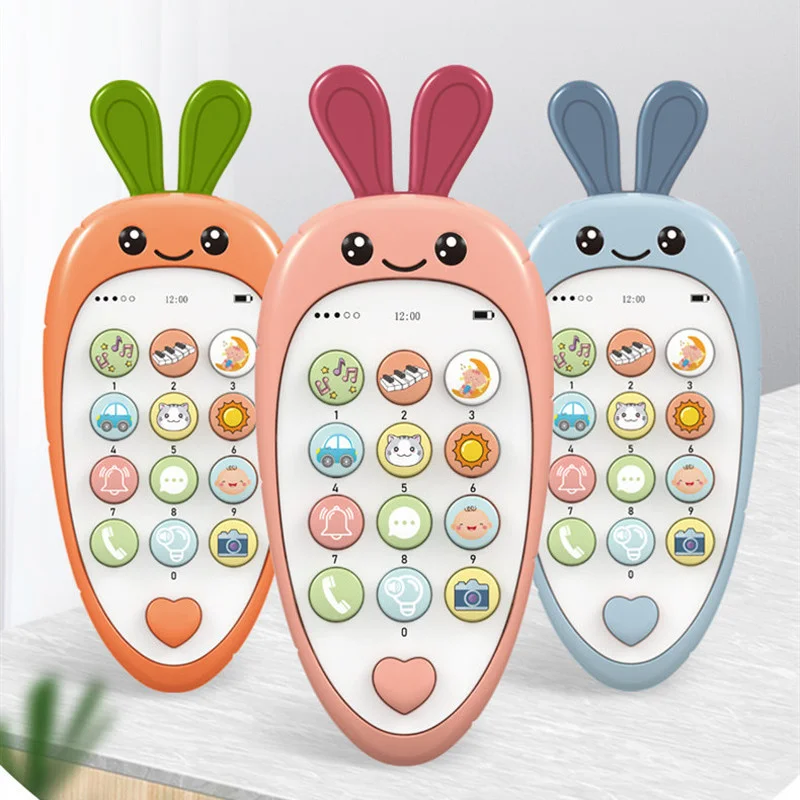 Детские игрушки для телефона двуязычный Прорезыватель раннее Раннее Обучение