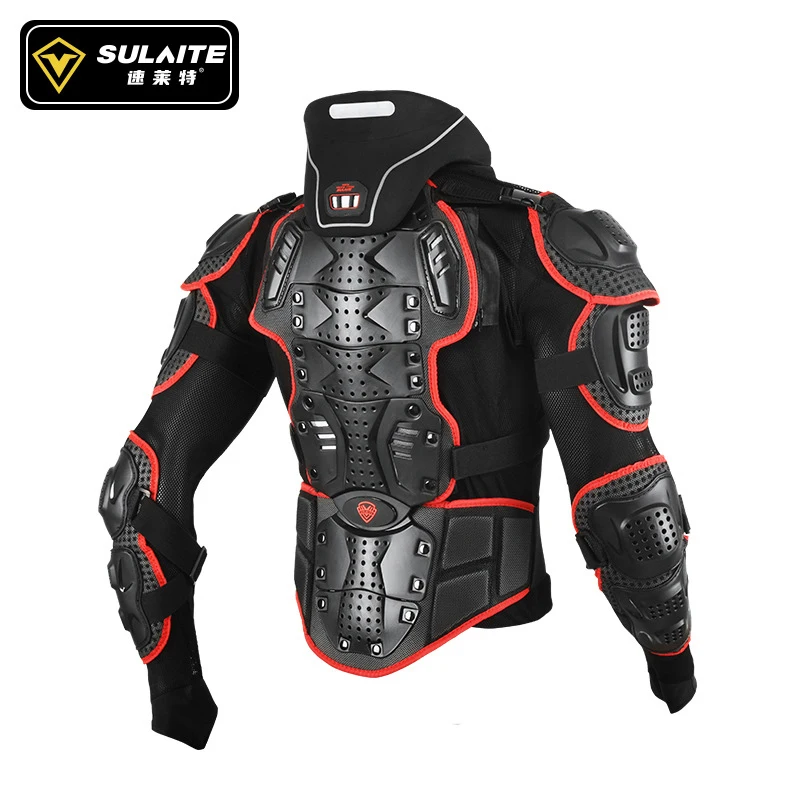Motorcycle Body Armor Protection Moto Racing Protector Jacket Motocross with Neck | Автомобили и мотоциклы