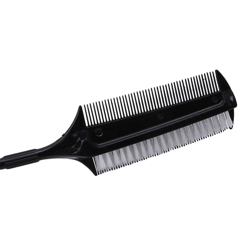 

1Pc Professional Hairdressing Double Side Dye Comb With Nylon Drying Brush Dyeing Combs Hair Color Styling Tools
