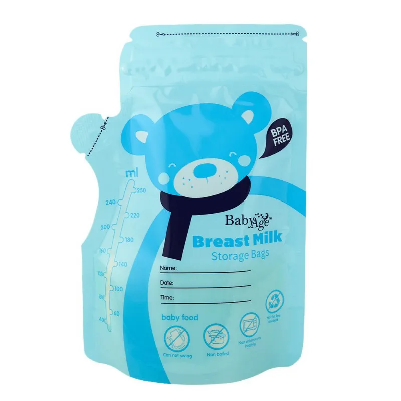 30 штук пакеты с морозильной камерой для молока пакет хранения продуктов питания