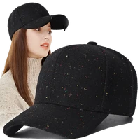 new winter hat baseball cap for women 2021 ladies thickened keep warm fashion luxury design brand cute wool outdoor female
