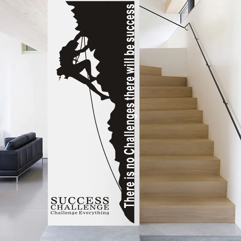 Скалолазание Наклейка на стену виниловые альпинистские Наклейки стены Pegatina