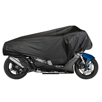 travel ready motorcycle half cover 210t universal lightweight half cover outdoor waterproof rain dust uv protector for motorcycl